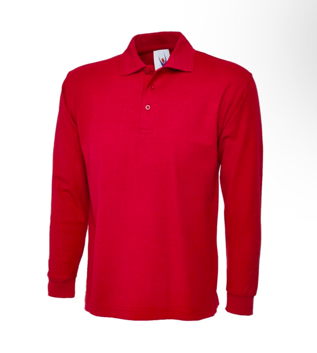 Poloshirt Langarm inkl. Personalisierung mit Ihrem Logo/Slogan